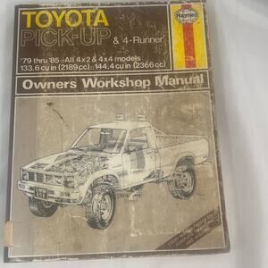 Haynes Toyota Pick-up & 4-Runner '79 - '85 Owners Workshop Manual 4x2 & 4x4